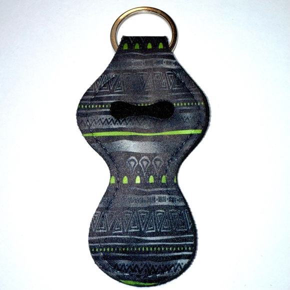 NWOT-Colorful Lip Balm Holder Keychains (5) - Picture 5 of 7